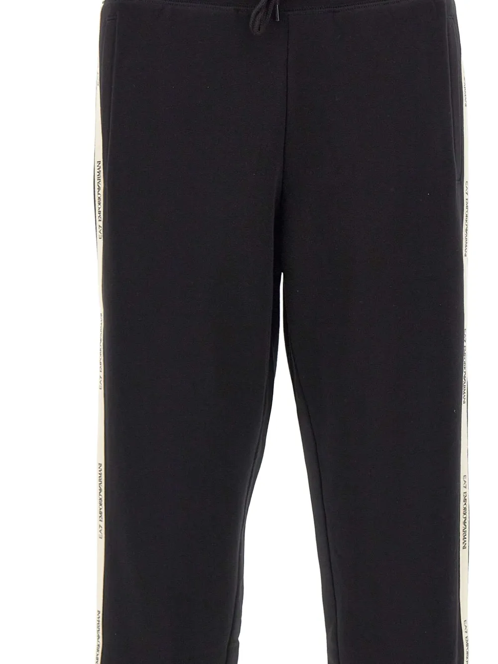 Ea7 Emporio Armani logo-tape track pants Zwart