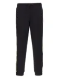 Ea7 Emporio Armani logo-tape track pants - Black