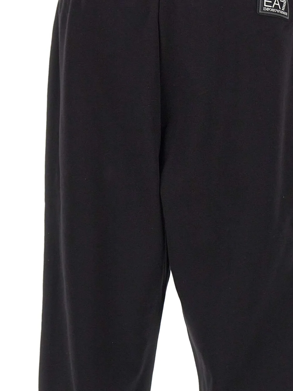 Ea7 Emporio Armani logo-tape track pants Zwart