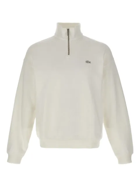 Lacoste half-zip embroidered sweatshirt