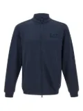 Ea7 Emporio Armani zip-front sweatshirt - Blue