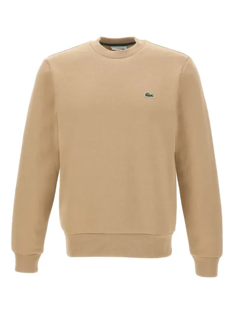 Lacoste logo-patch crew-neck sweatshirt