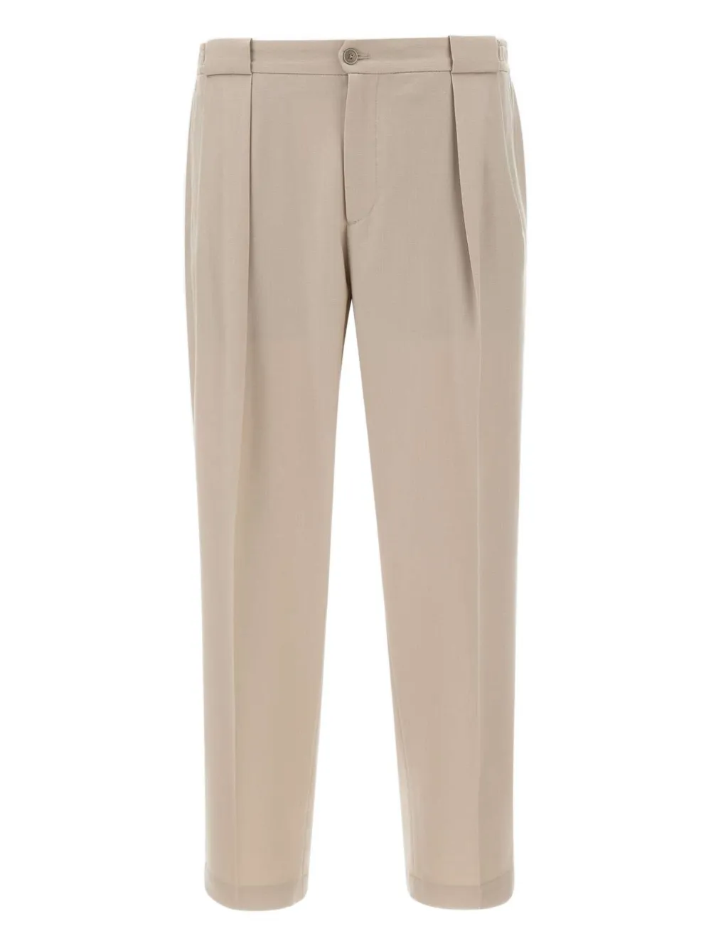 Briglia 1949 pleated wool trousers Beige