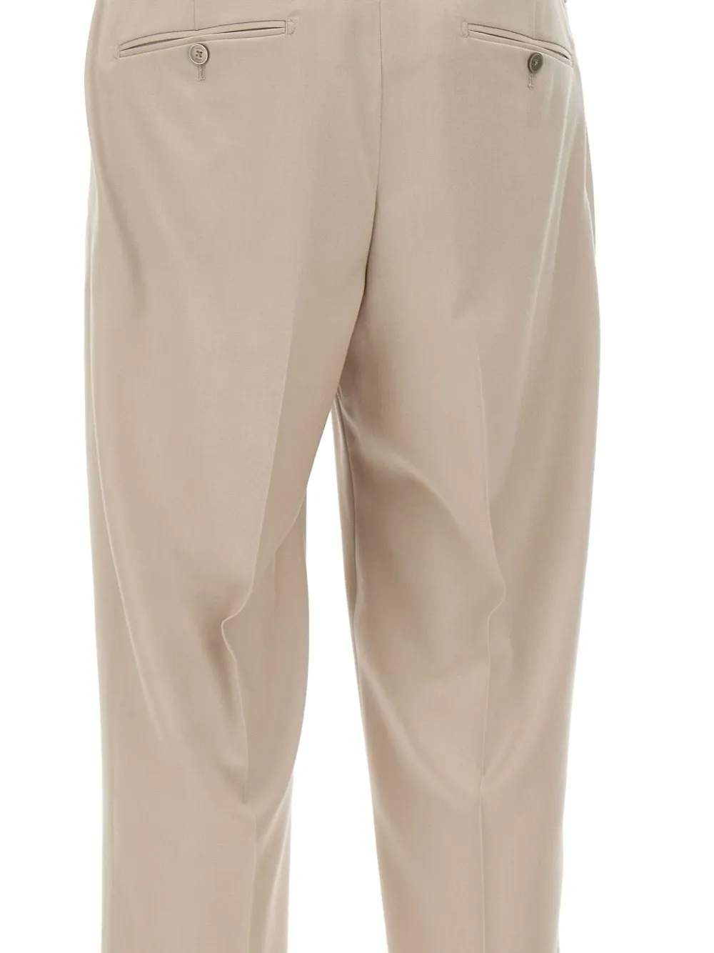 Briglia 1949 pleated wool trousers Beige