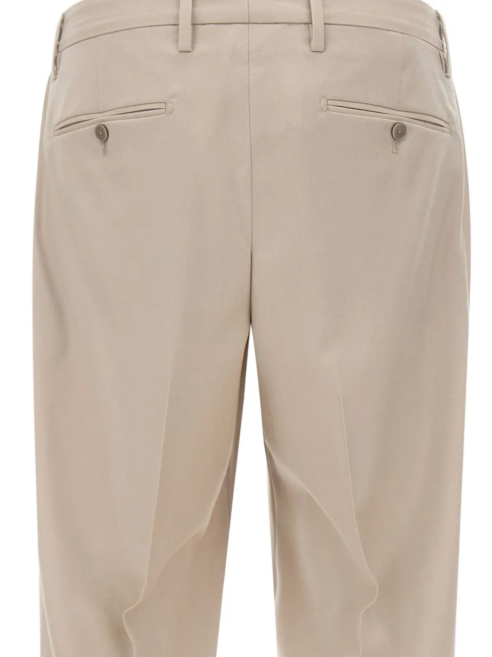 Briglia 1949 pleated wool trousers Beige