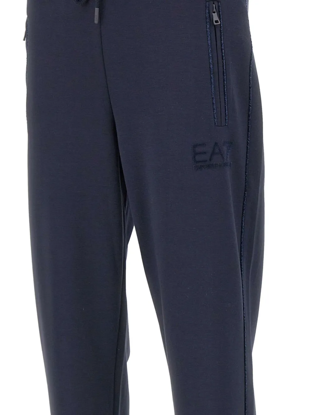 Ea7 Emporio Armani elasticated-waist track pants BLUE