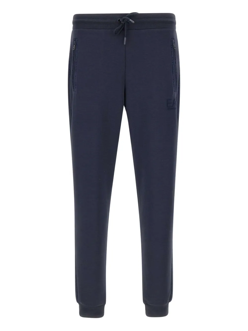 Ea7 Emporio Armani elasticated-waist track pants BLUE