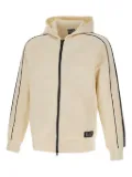 Ea7 Emporio Armani zip-fastening hooded jacket - Neutrals