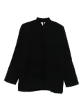 Uma Wang frog-fastening patch-pocket jacket - Black