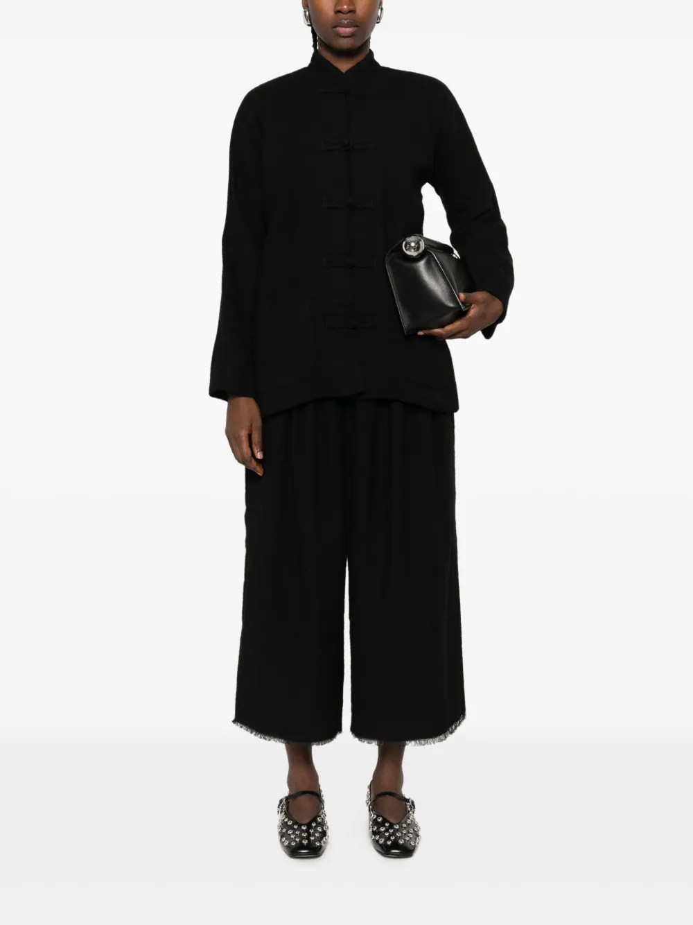 Uma Wang frog-fastening patch-pocket jacket | Fitted Jackets | Image 2