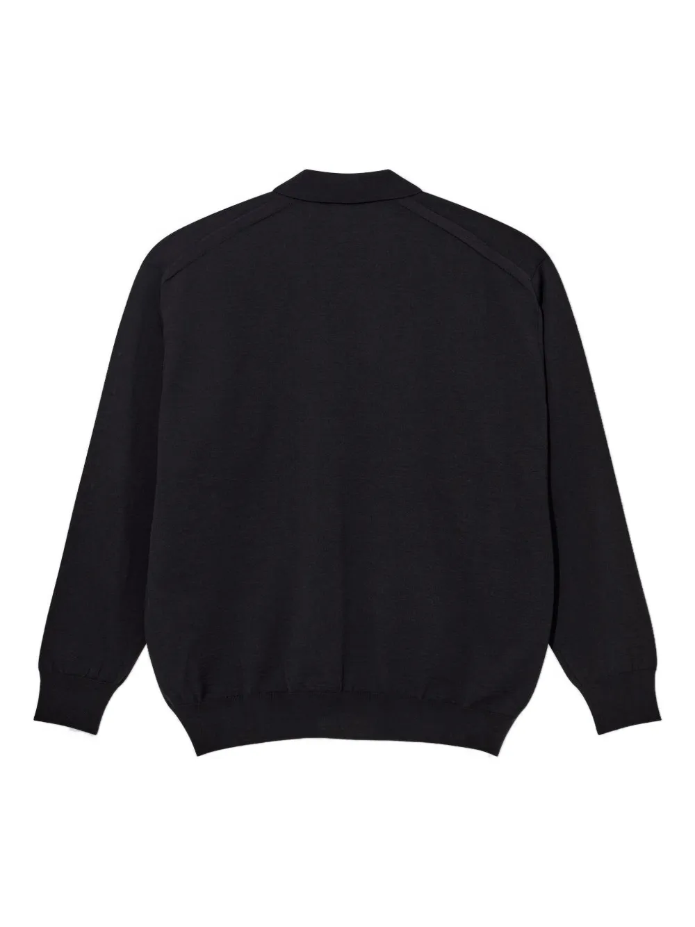 Comme des Garçons Homme buttoned long-sleeve polo shirts - Blauw