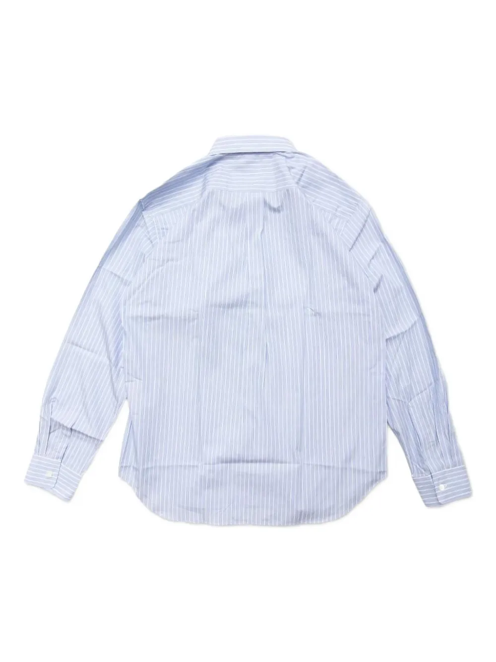 Comme des Garçons Homme Deux striped pocket shirt - Blauw