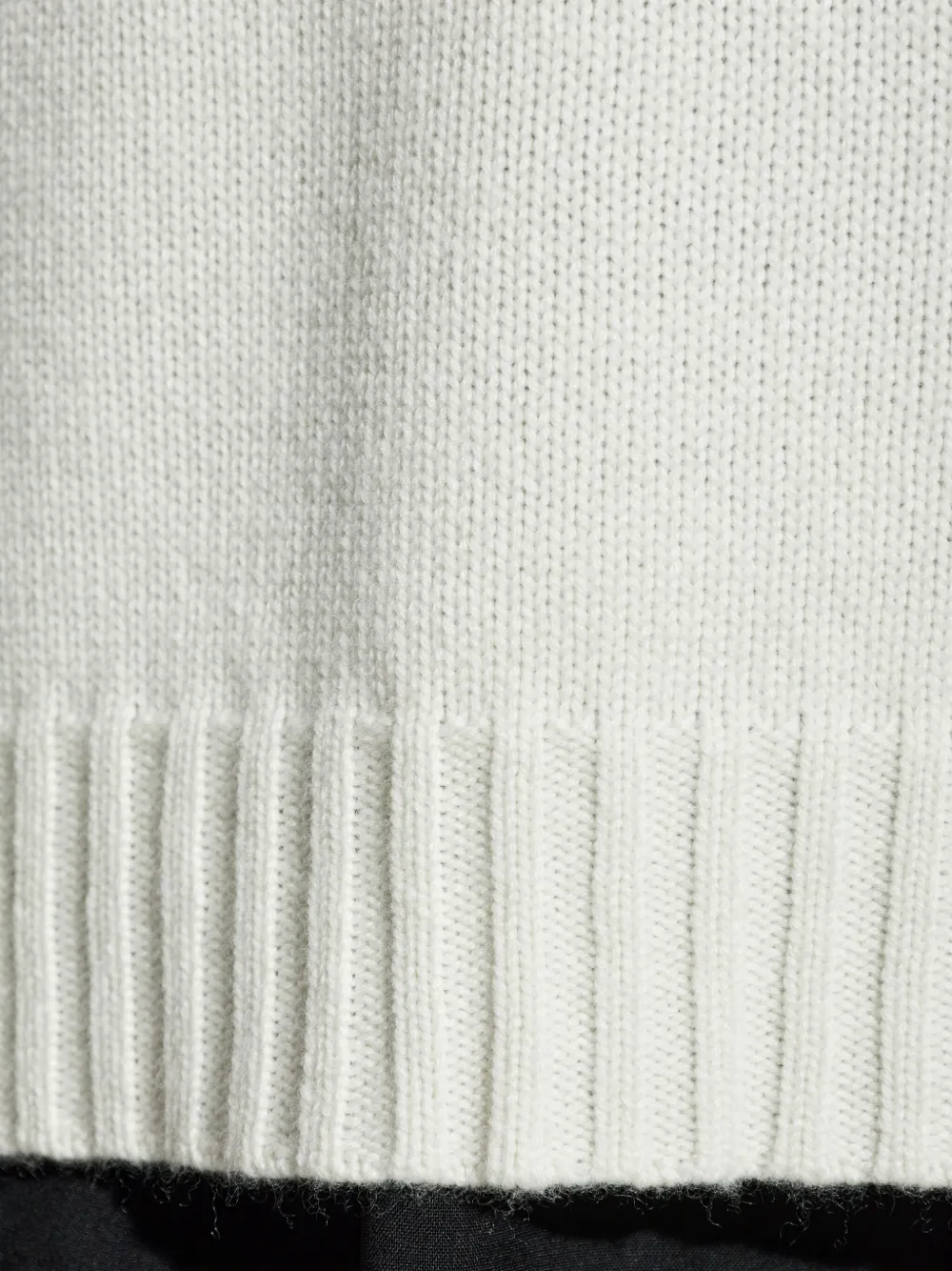 Max Mara High-neck Long-sleeve Sweater In White