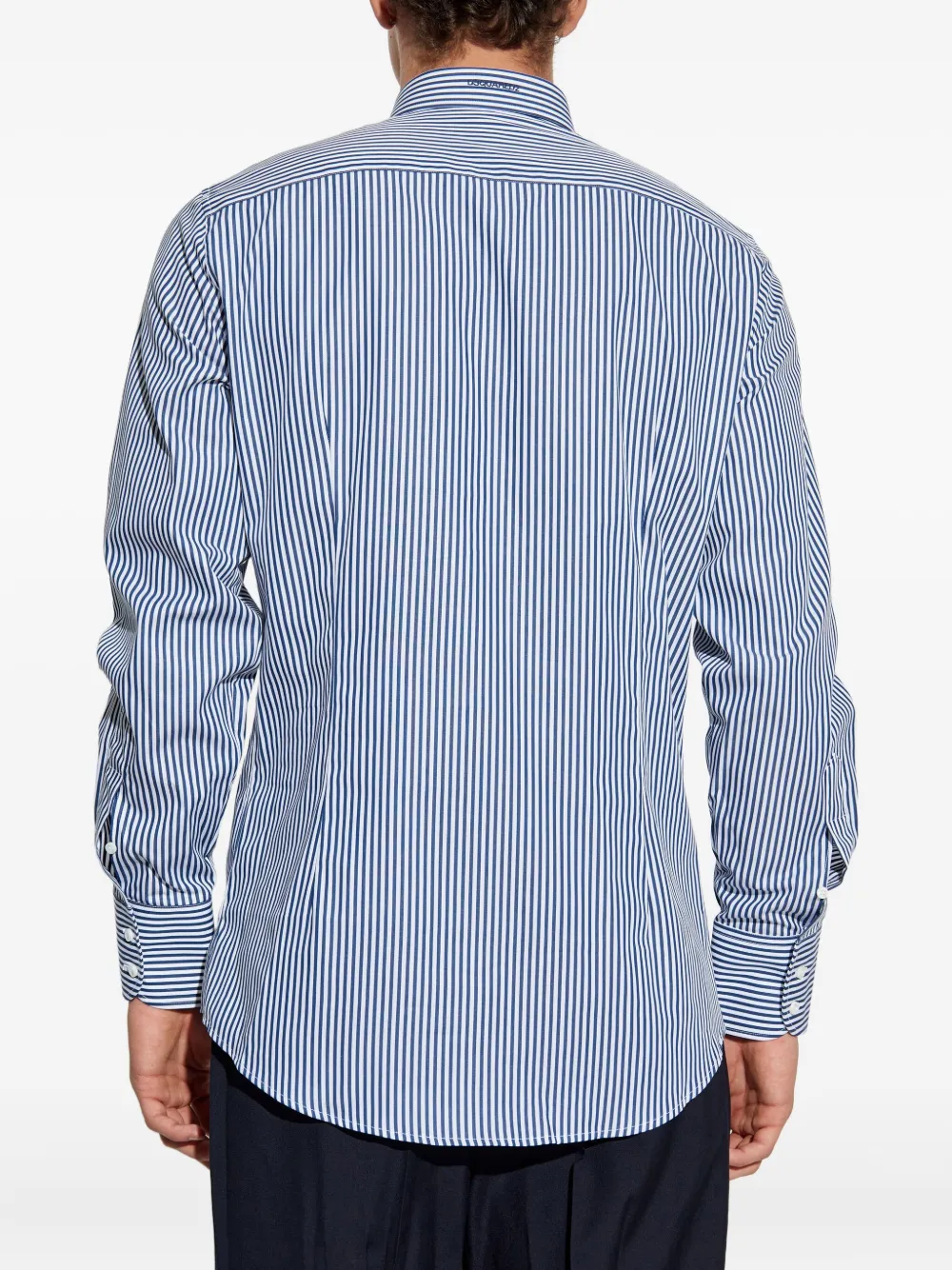 DSQUARED2 Easy gestreept overhemd Blauw