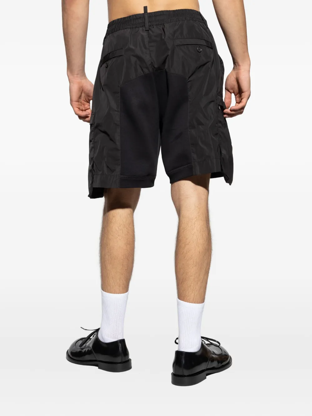 DSQUARED2 panelled pocket shorts Zwart