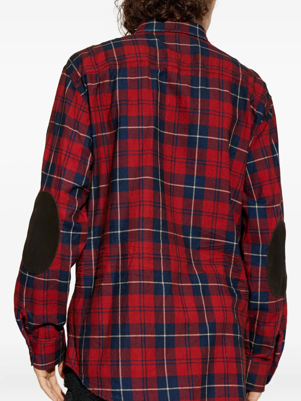 DSQUARED2 Geruit overhemd Rood