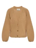 Officine Generale balloon-sleeve cardigan - Neutrals
