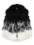 DSQUARED2 feather-trimmed jacket - Black