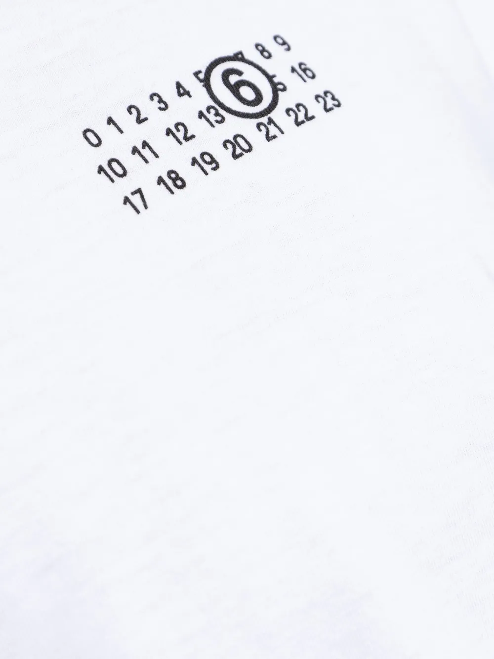 MM6 Maison Margiela Katoenen T-shirt Wit