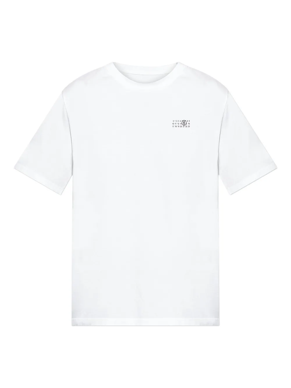 MM6 Maison Margiela number-print cotton T-shirt - ホワイト MM6 Maison Margiela number-print cotton T-shirt - ホワイト