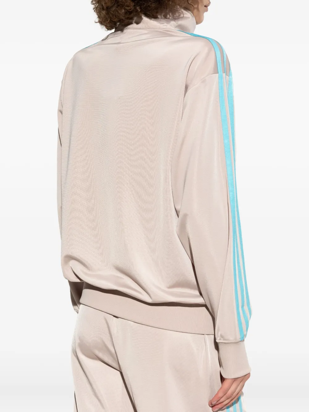 Adidas Originals 3-stripe Track Jacket In Neutral