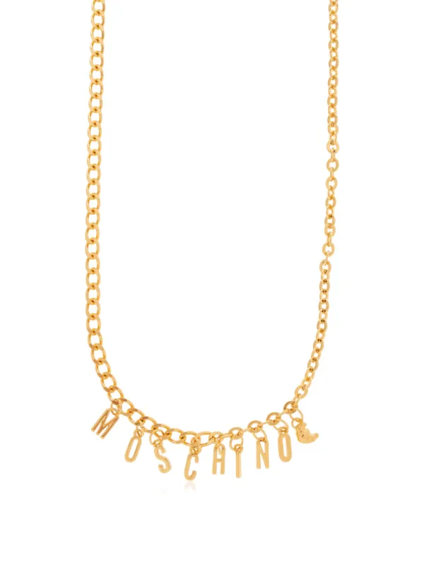 Moschino チェーンリンク ネックレス | ゴールドトーン | FARFETCH JP