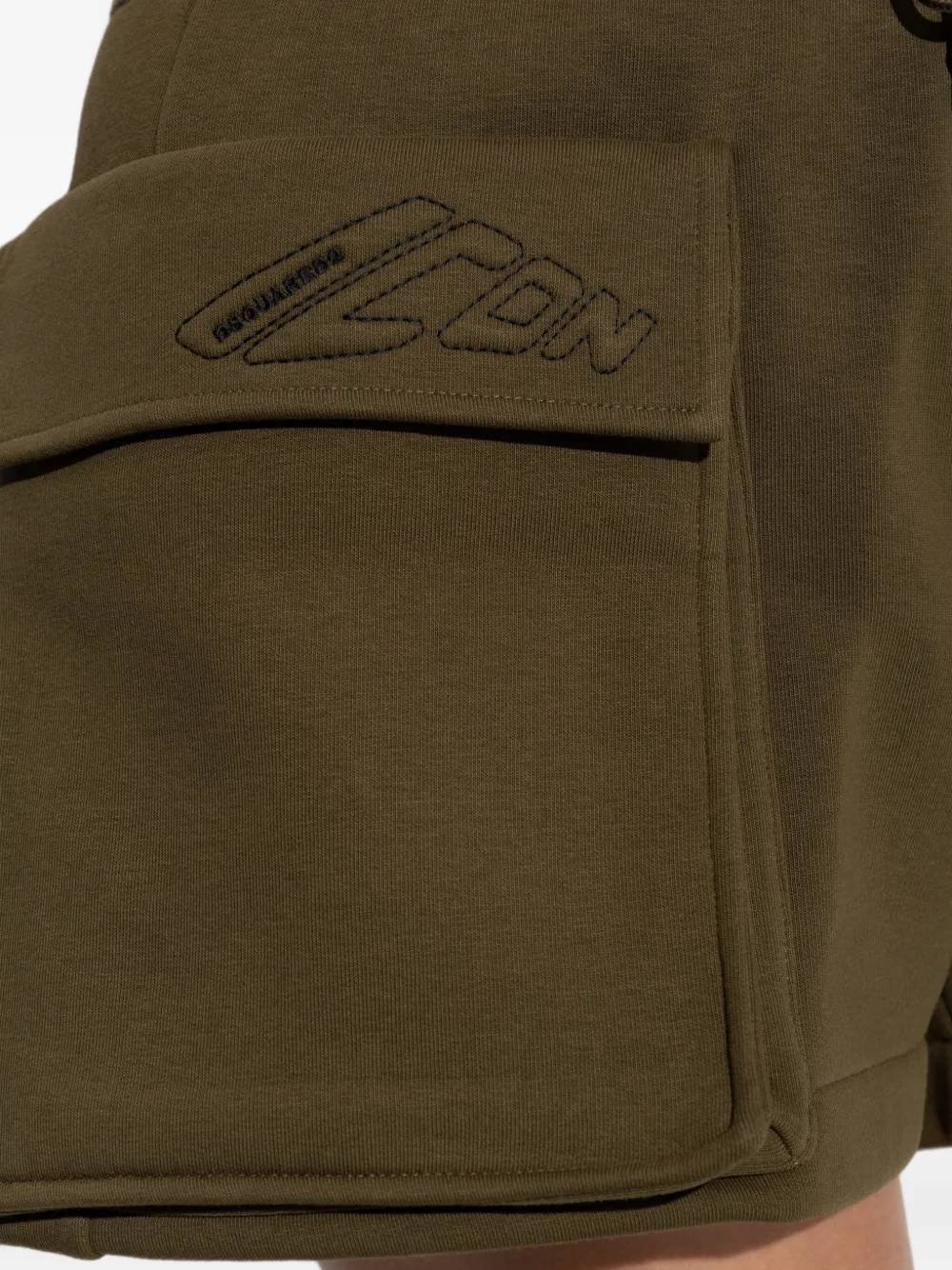 DSQUARED2 Shorts met trekkoord Groen