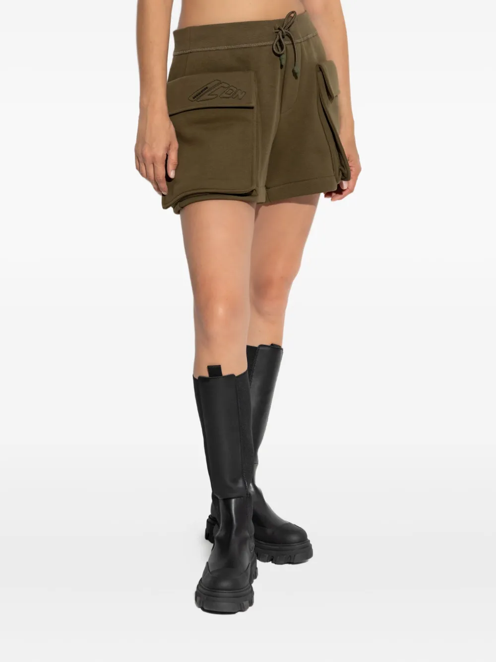 DSQUARED2 Shorts met trekkoord Groen