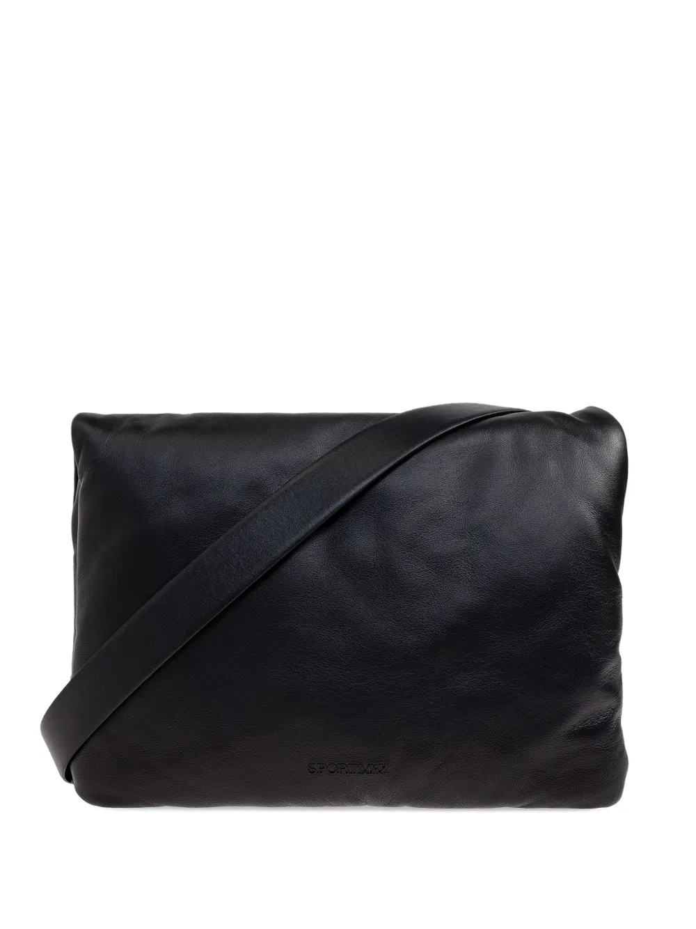 Sportmax Borsa a tracolla in pelle - Nero