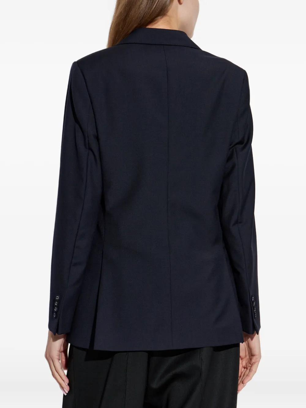 Officine Generale Blazer met enkele rij knopen Blauw