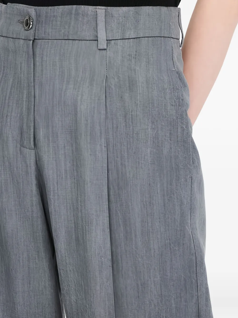 Liu •jo Pleated Trousers In Gray