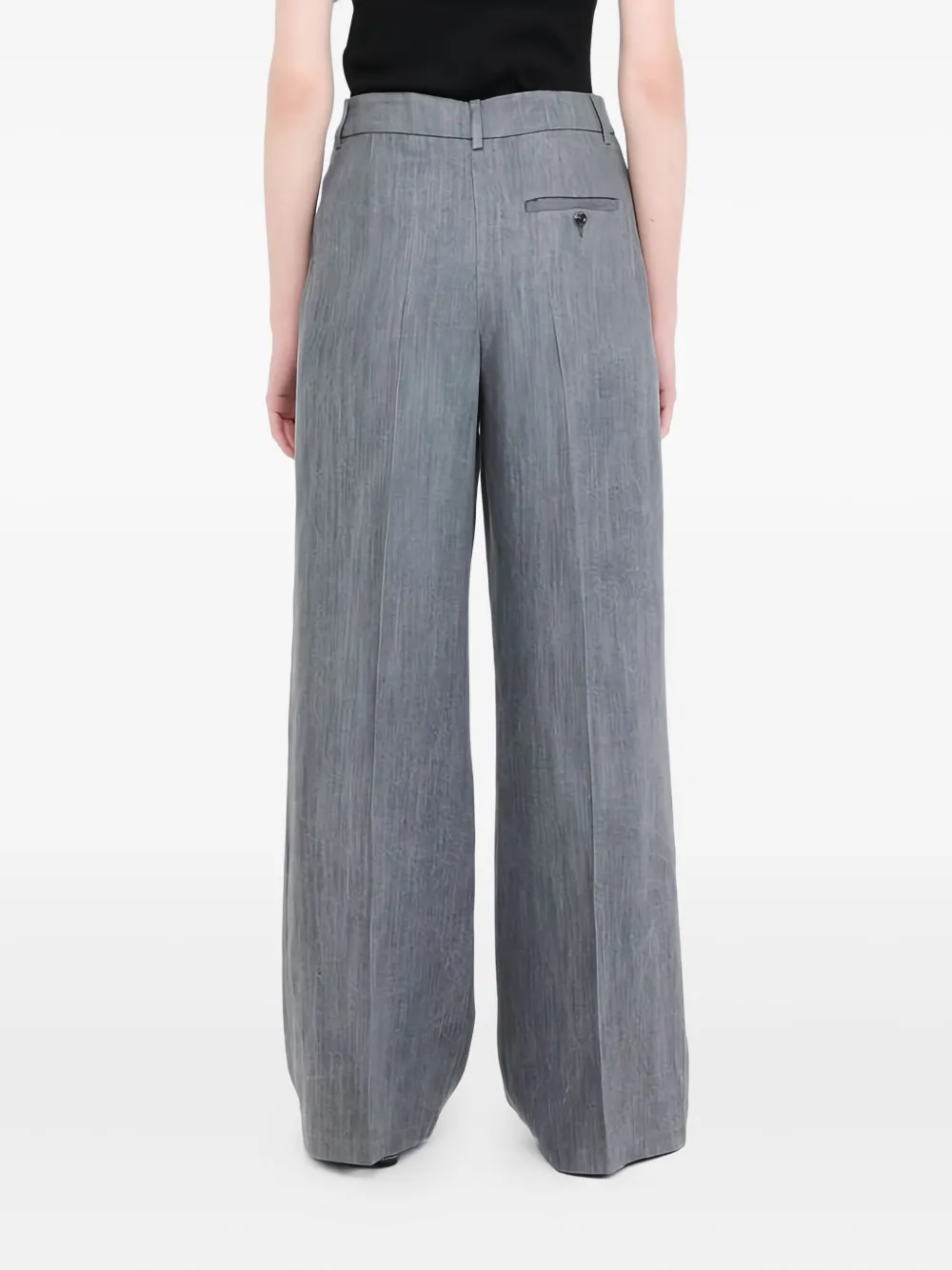 Liu •jo Pleated Trousers In Gray