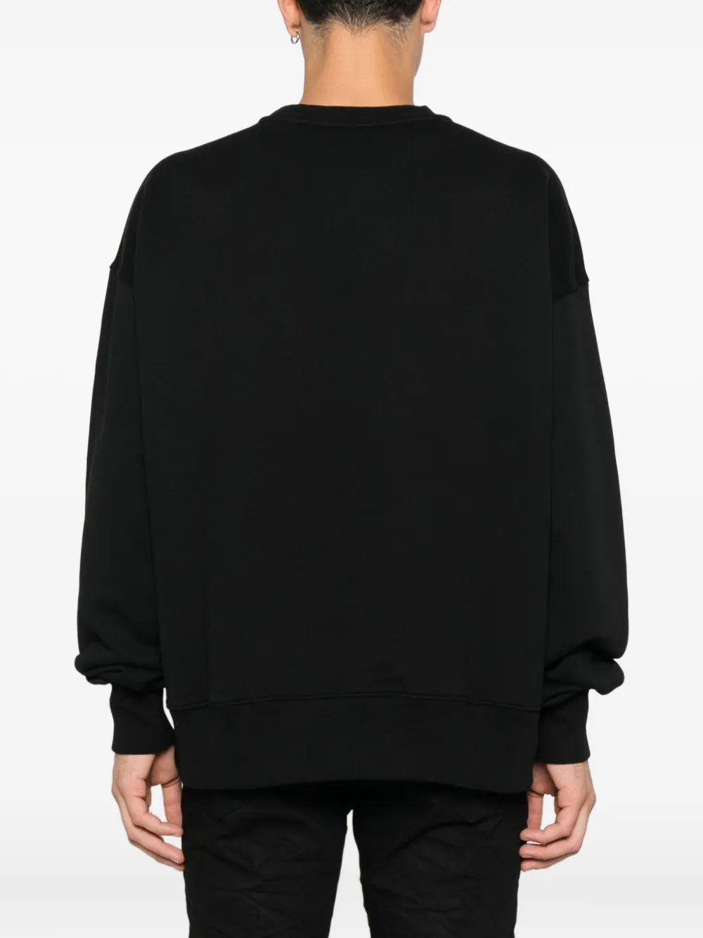 John Richmond logo-detail sweatshirt Zwart