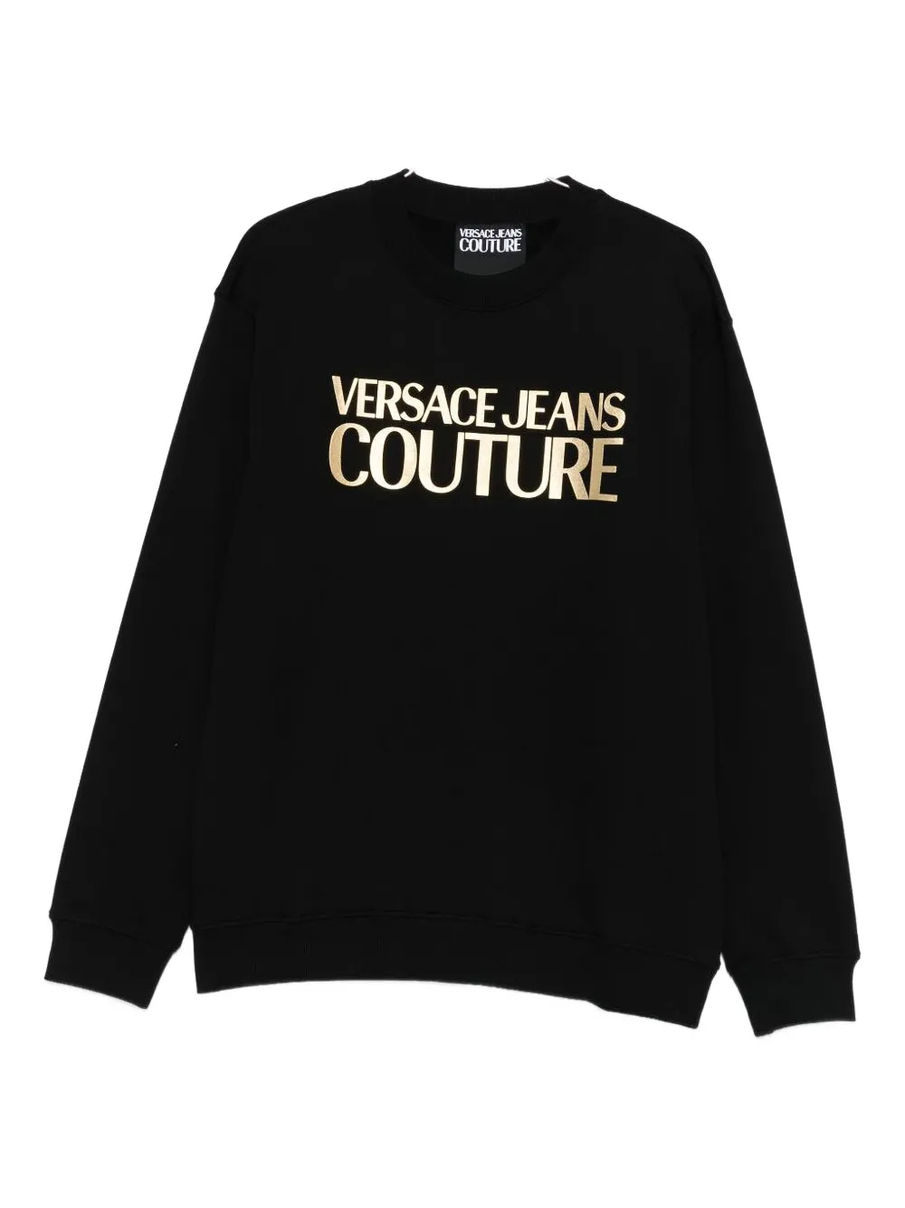 Versace Jeans Couture logo-print sweatshirt Zwart