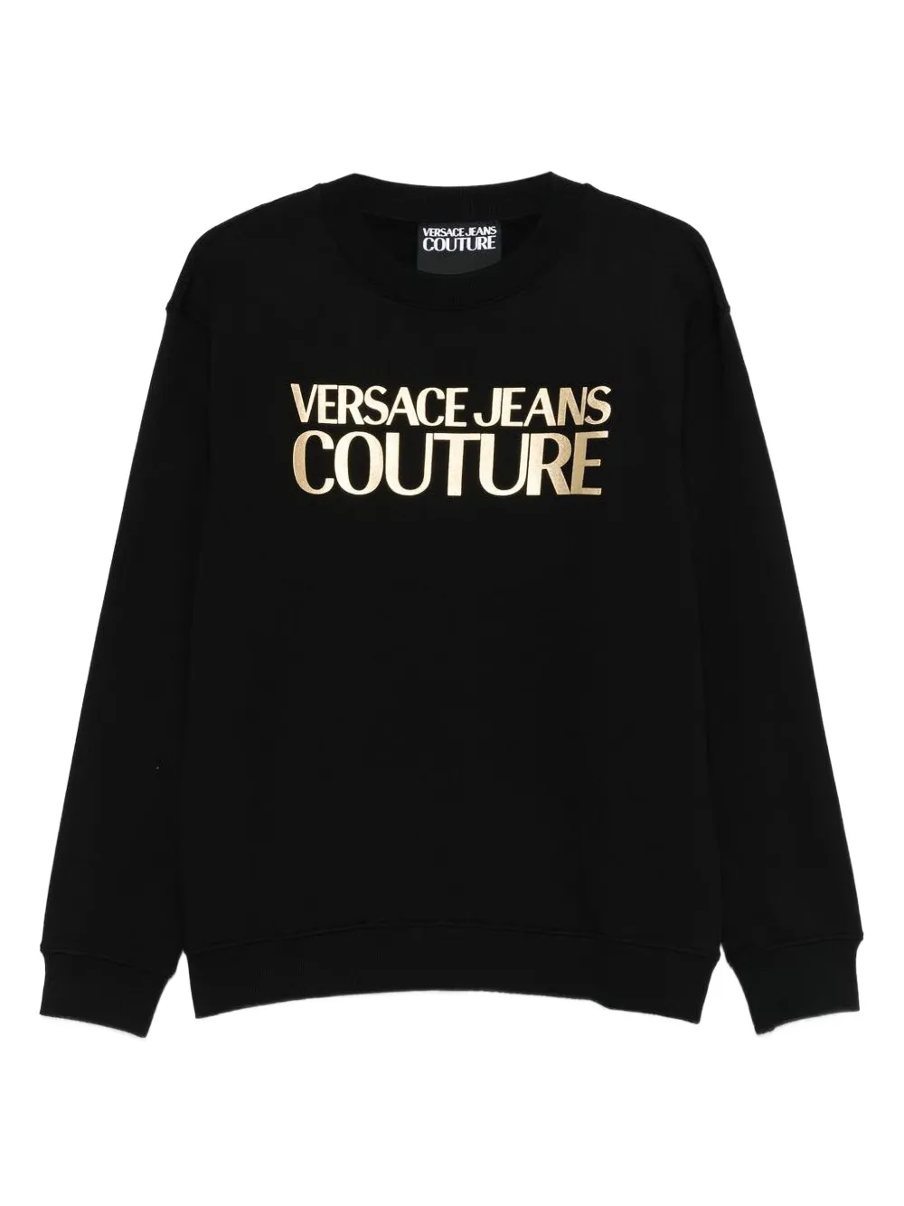 Versace Jeans Couture logo-print sweatshirt Zwart