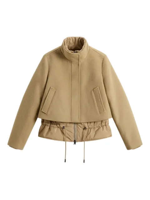 Woolrich panelled high-neck jacket