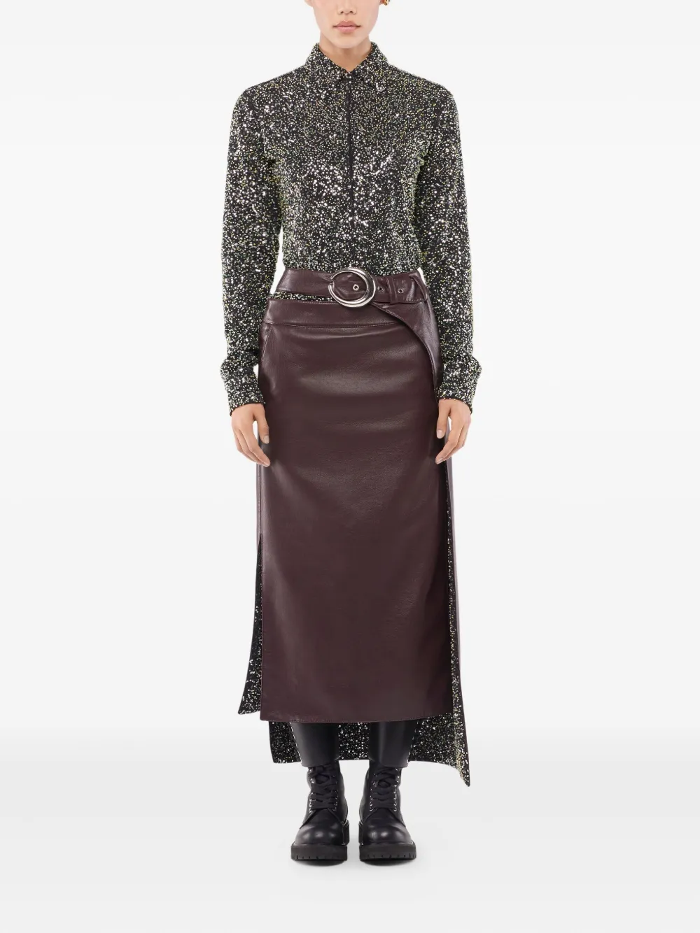 Rabanne sequin-embellished long-sleeves shirt | Shirts | Image 2