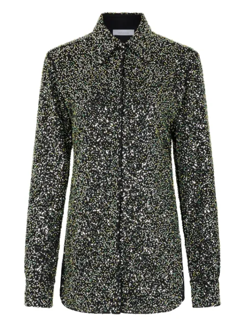 Rabanne sequin-embellished long-sleeves shirt