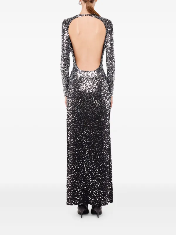 Rabanne Sequin ombre-effect Long Dress | Silver | FARFETCH Rabanne Sequin ombre-effect Long Dress | Silver | FARFETCH