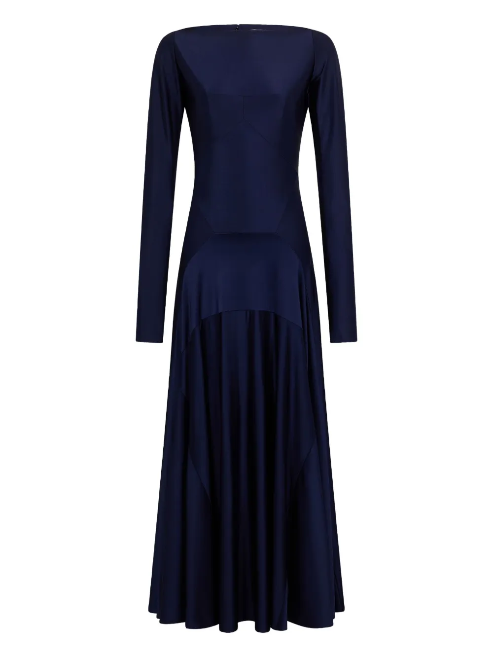 Rabanne boat-neck midi dress | Blue | Image 1