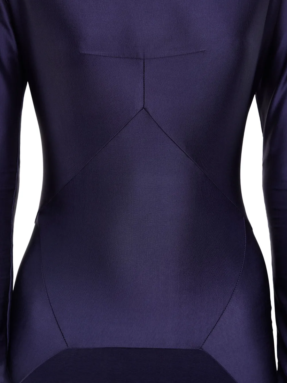 Rabanne Midi-jurk met boothals Blauw