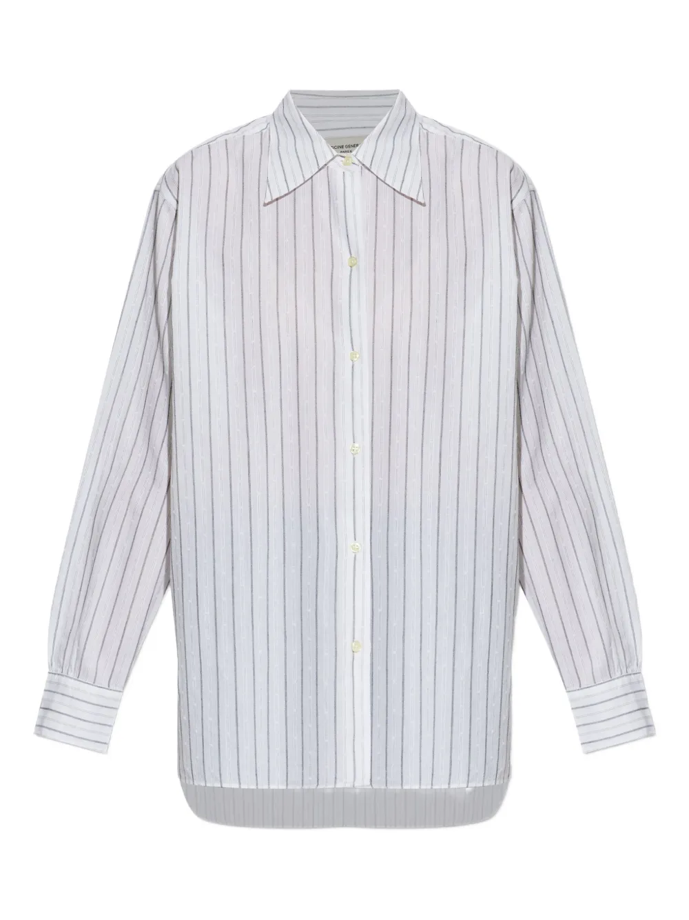 Officine Generale Blouse met krijtstreep Wit
