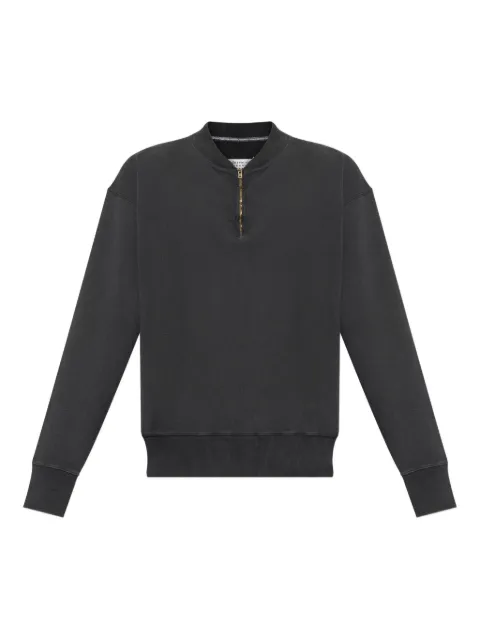 Maison Margiela half-zip cotton sweatshirt