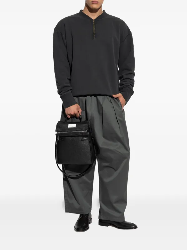 Maison Margiela ハーフジップ スウェットシャツ | グレー