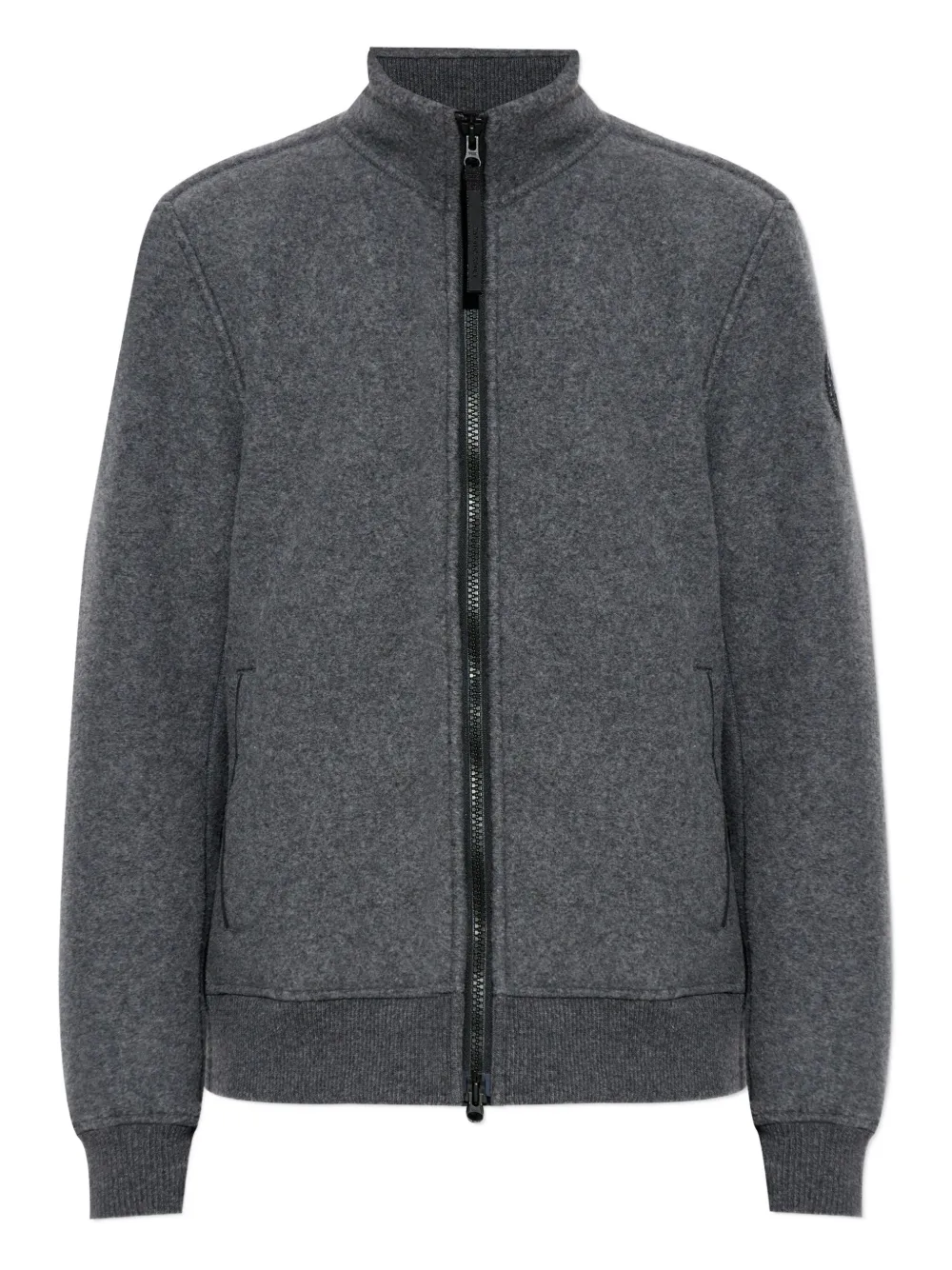 Canada Goose Bomberjack met logopatch Grijs