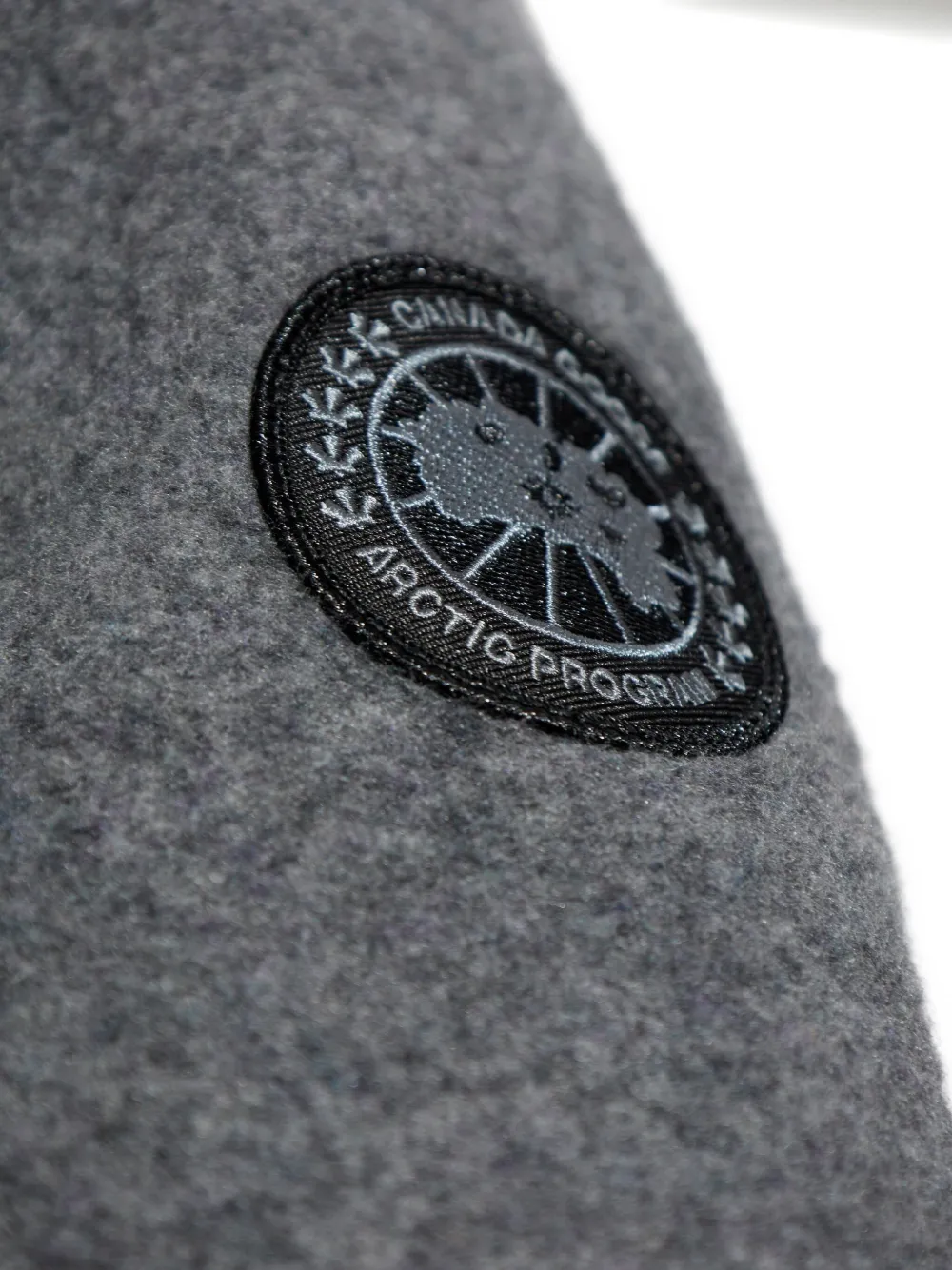 Canada Goose Bomberjack met logopatch Grijs