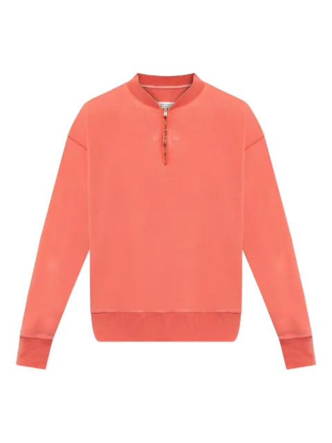Maison Margiela half-zip cotton sweatshirt