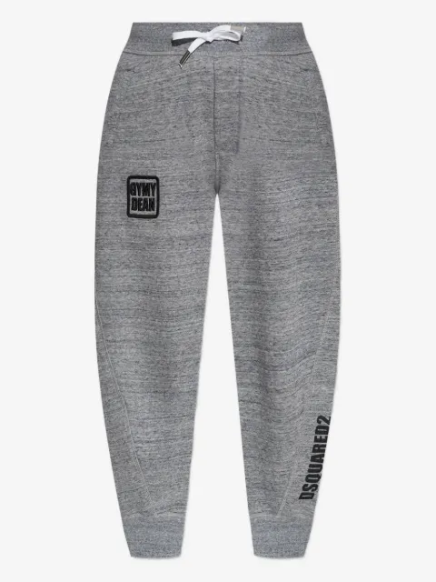 DSQUARED2 Gym Dean drawstring logo tack pants