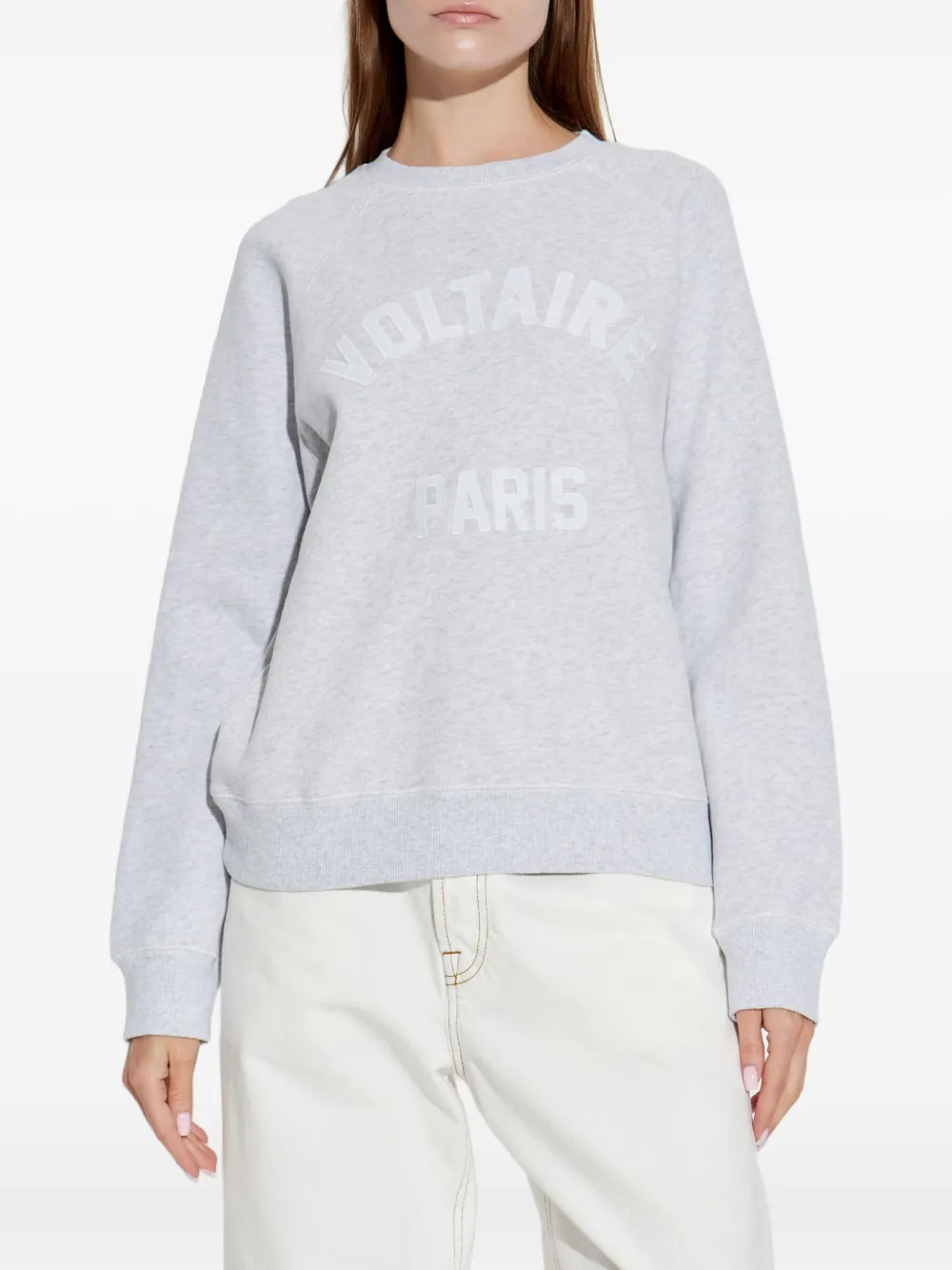 Zadig&Voltaire Sweater met logo Grijs