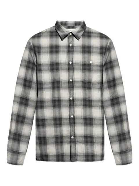 Officine Generale checked cotton shirt